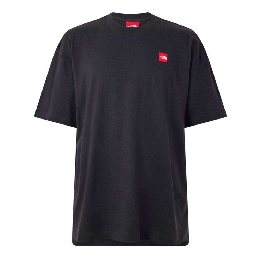 The North Face Mens Box Logo T-Shirt / Obsidian Black